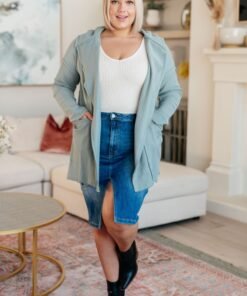 Always Be There Cargo Denim Skirt - Fashion Are Us